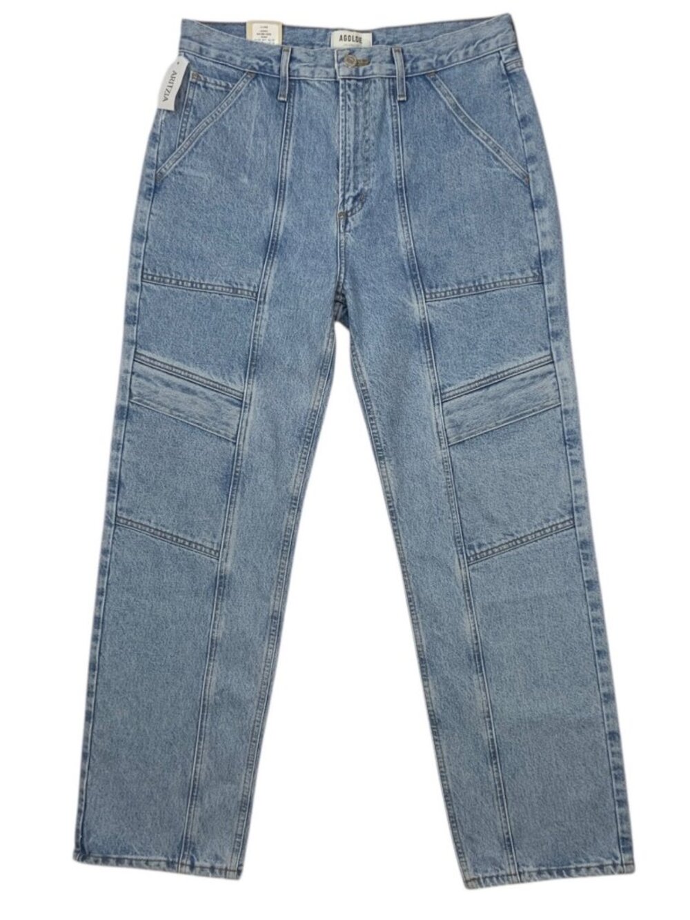 AGOLDE Cooper Cargo Jeans 29 Rank High Rise Straight Leg NEW